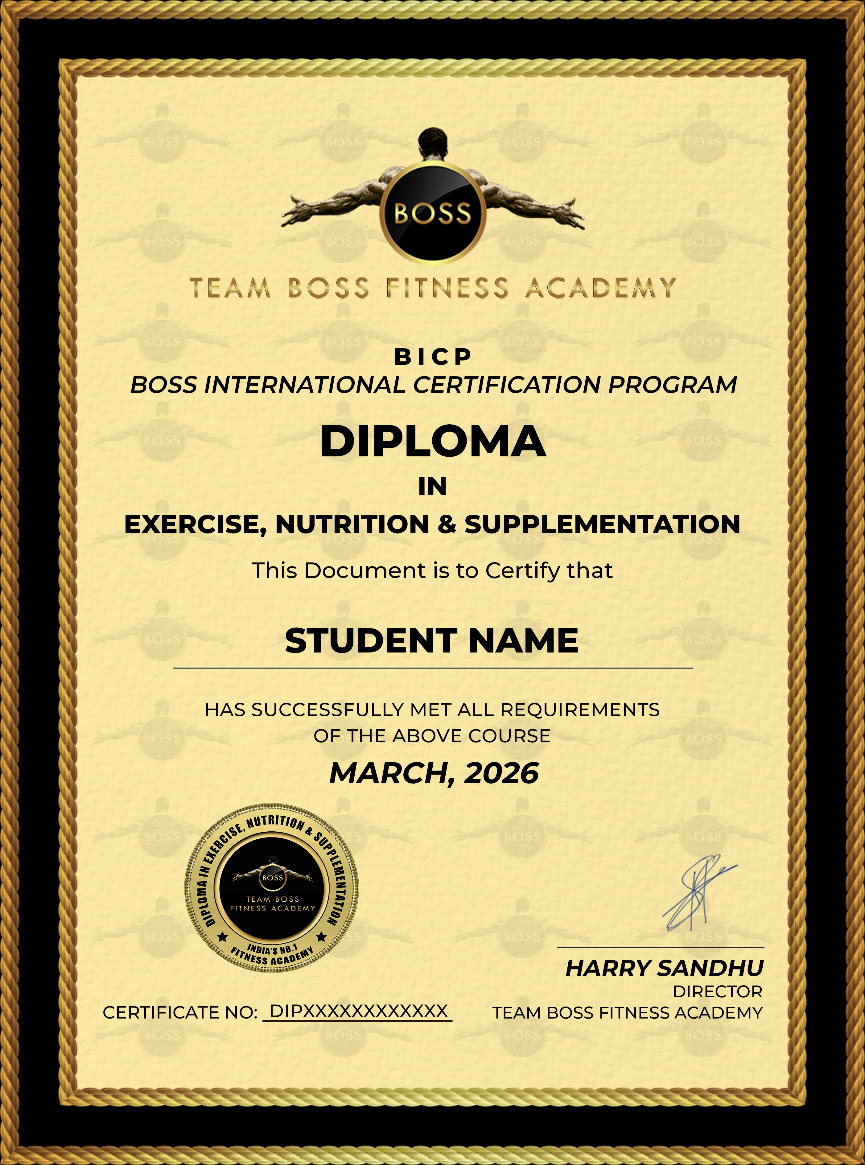 Certificate 1